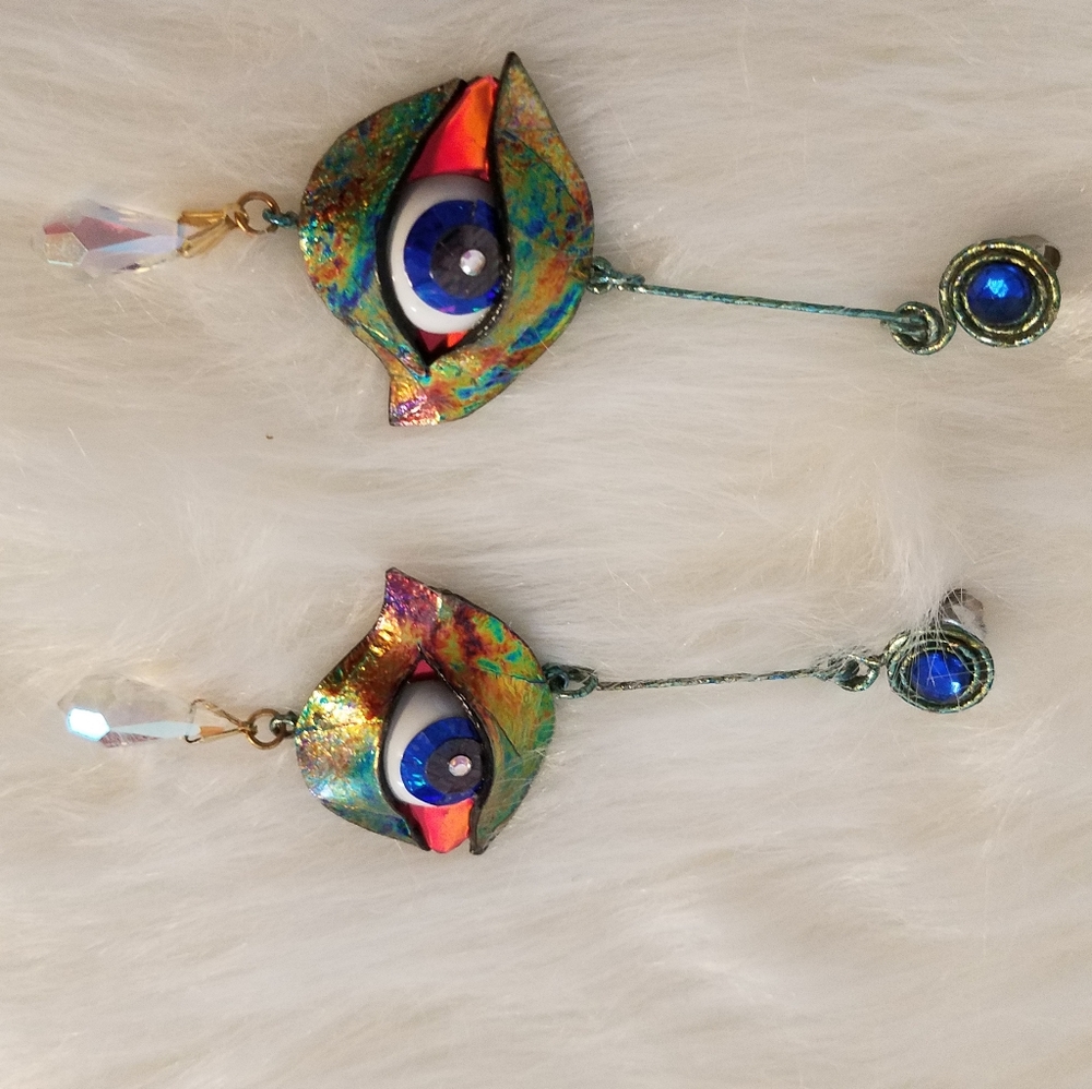 Unique Evil Eye Earrings